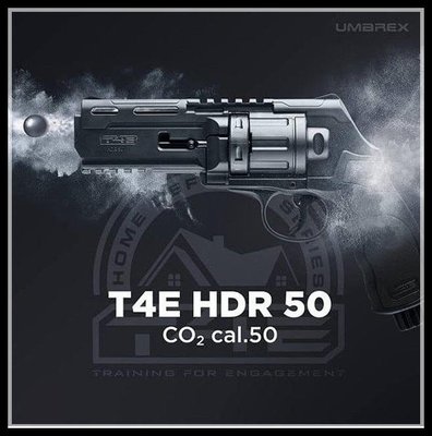 【原型軍品】全新 II  UMAREX T4E HDR 50 左輪 12.7mm CO2 鎮暴槍