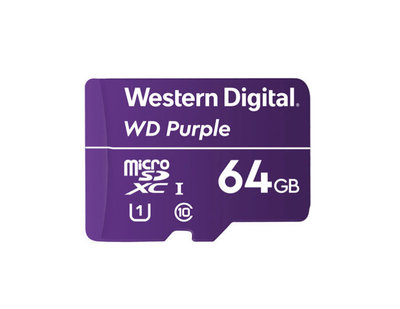 WD 記憶卡 監控專用記憶卡 威騰 Purple紫標 MicroSDHC UHS-I U1 32G/64G 監控記憶卡 適用小米攝影機