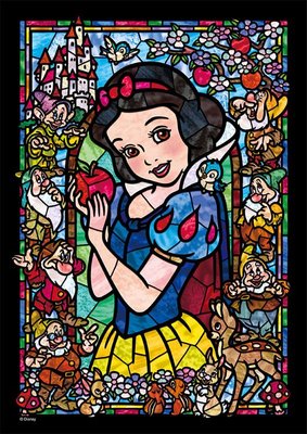 DSG266-957 透明塑膠266片日本進口拼圖 迪士尼 公主 白雪公主 蘋果 Snow White