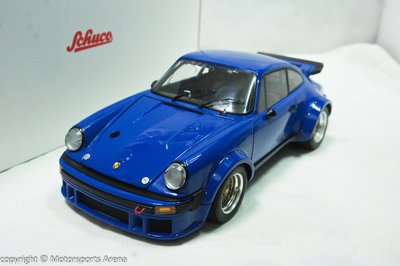 【現貨特價】1:18 Schuco Porsche 934 RSR 藍色 ※合金全開※