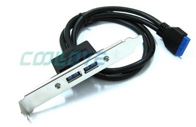 小白的生活工場*FJ (SO0010) USB3.0 內19PIN轉外接PCI USB3.0 2PORT *
