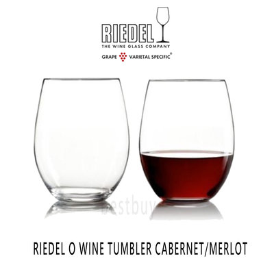 Riedel O WINE TUMBLER 系列 CABERNET卡本內 / MERLOT梅洛紅 紅酒杯 水晶杯