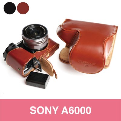 小馨小舖【TP A6000 SONY 16-50mm真皮相機皮套】相機包