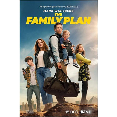 2023美國電影 家庭計劃 The Family Plan DVD 全新 馬克·沃爾伯格 英語中字