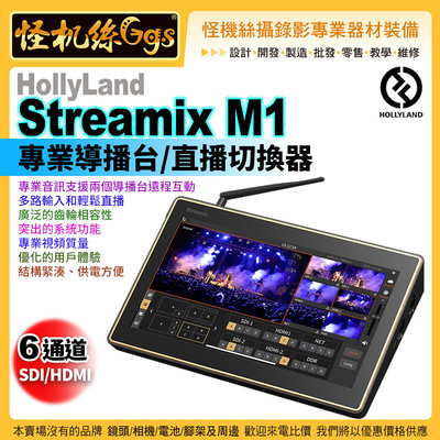 預購 怪機絲 Hollyland Streamix M1 6 通道 SDI/HDMI 直播切換器 專業導播台 控制器 公