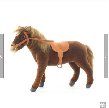 東京禮物進口HANSA產品“Saddle horse 37”[5811]堅持安全，真實的質感和手感玩偶模型