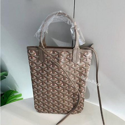 GOYARD 新款 170周年 限量 灰粉 雙面 迷你 托特包