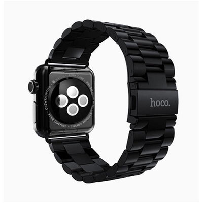 全館免運 HOCO.浩酷 Apple watch5不銹鋼表帶 三株錶帶 蘋果手表表帶iwatch 38/42錶帶1/2/