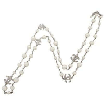 Chanel 珍珠項鍊，110cm