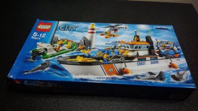 [二手]樂高,Lego 60014 Coast Guard Patrol 海巡隊 船 救生艇