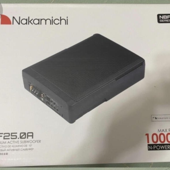 凄まじい爆音・音圧☆Nakamichi☆大型ツインウーハー☆サブウーファー