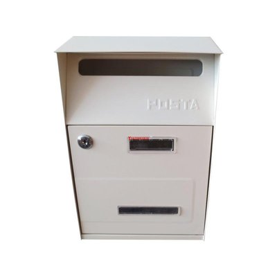 新款港式小信箱室外意見箱家用賬單收納箱郵政信件鑰匙密碼鎖