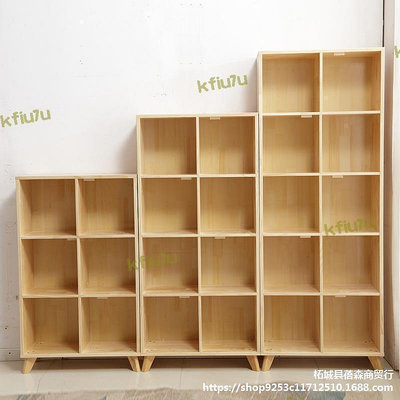 木製學校柜子幼兒園書櫃書架小學書包櫃學具櫃收納整理矮櫃木柜子    物
