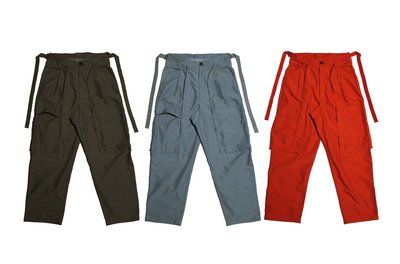 { POISON } LESS STRAIGHT PANT-S 跳傘褲改良機能實用性 六口袋工作長褲