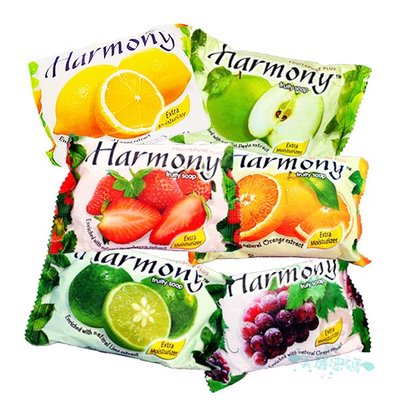 Harmony 進口水果香皂 75g 六款供選【美麗密碼】自取 面交 超取
