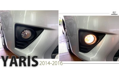 》傑暘國際車身部品《全新實車 TOYOTA YARIS 14 15 年2014 2015 原廠型 霧燈總成含外框線組開關