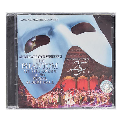 原裝進口 歌劇魅影 25周年紀念版舞臺音樂劇 歐版CD唱片 正版