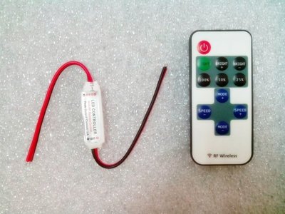【鉅珀 】LED控制器(附遙控器)無線遙控 控制器 閃爍器 6V~24V可調式 單色 燈條控制器 爆閃 呼吸燈