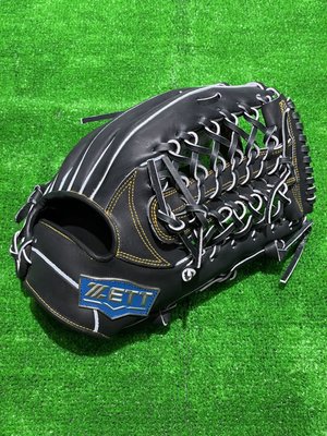 棒球世界ZETT SPECIAL ORDER 訂製款棒壘球手套特價外野T編網13吋黑色