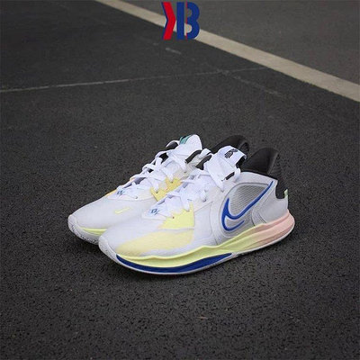 Nike Kyrie 5 Low 歐文5 白藍黃 低幫 男子實戰籃球鞋 DJ6014-100