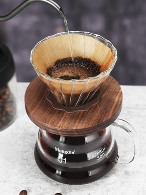 【熱賣精選】手沖咖啡壺套裝咖啡過濾杯手磨咖啡機v60濾杯分享壺咖啡過濾器具熱賣款