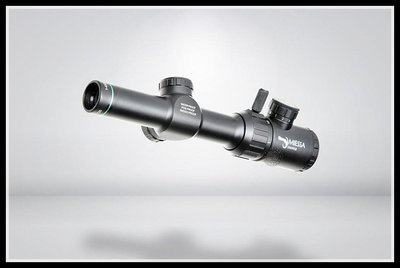 【原型軍品】全新 II MIESSA 1-4X20 狙擊鏡 紅綠光5段 快撥桿 瞄準鏡 瞄具 ... 12355