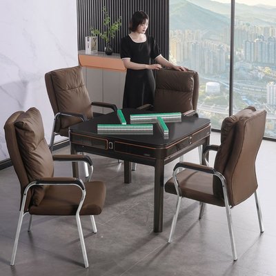 棋牌室專用打麻將椅子茶樓麻將機桌館靠背簡約舒適凳子高背辦公椅~特價