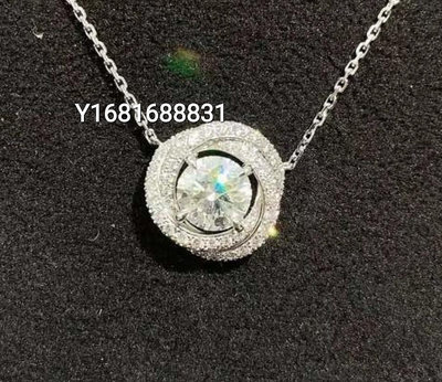 專櫃正品 CARTIER 卡地亞 Trinity ruban 18K白金 1.04克拉 G VS1 3EX 鑽石項鍊（全新福利品！優惠出清換現金）