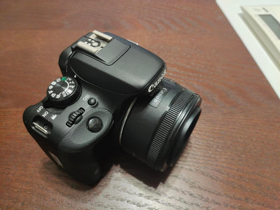 canon 100d單眼相機搭配50mm stm大光圈，淺景深人像鏡