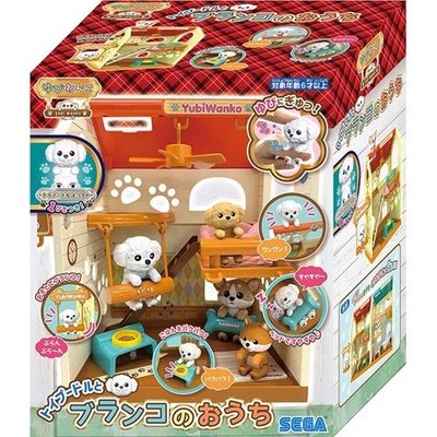 現貨 正版 SEGA TOYS 拇指狗狗 鞦韆小屋 小狗