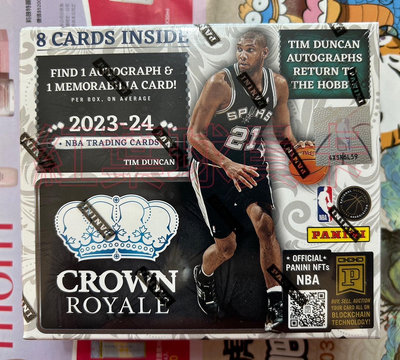 【紅葉球員卡】NBA 2023-24 Panini Crown Royale 籃球卡皇冠系列 配貨組 盒卡