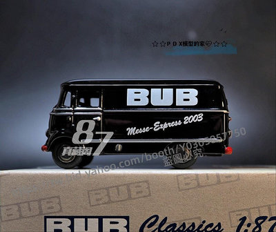 P D X模型館 1/87 BUB 奔馳BENZ L319巴士運輸車 2003 紐倫堡玩具展 06802