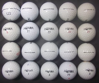 *新威全高爾夫*~特級9~9.9999成新(HONMA TW X,G6,G1)系列三,四,六層頂級綜合球(共27顆)