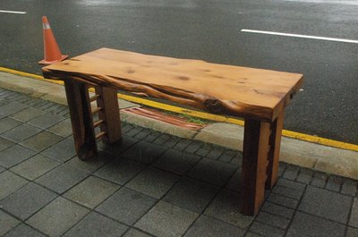 美麗奇 原木 餐桌 泡茶桌 梢楠 一桌二椅 台灣 108