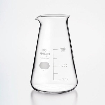 『德記儀器』《HARIO》錐形燒杯 實驗耐熱燒杯 300ml(CB-300-SCI)