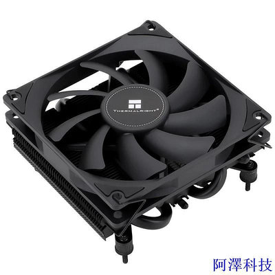 阿澤科技Thermalright AXP90-X36 黑色 4 熱管下壓冷卻器 36 毫米高機箱 CPU 冷卻帶 92 毫米相當