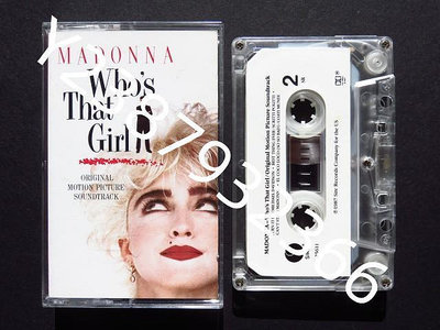MADONNA WHO'S THAT GIRL（美版磁帶），3380【懷舊經典】卡帶 CD 黑膠