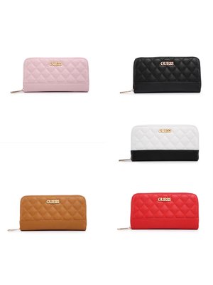 新款GUESS包包新款gue&amp;ss長款錢包手拿包零錢包bags高級質感純色小眾單品耐看