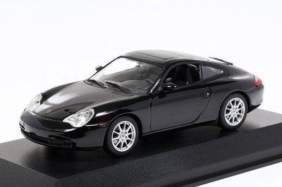 【秉田屋】現貨 Minichamps Porsche 保時捷 911 996 Carrera 2001 黑 1/43