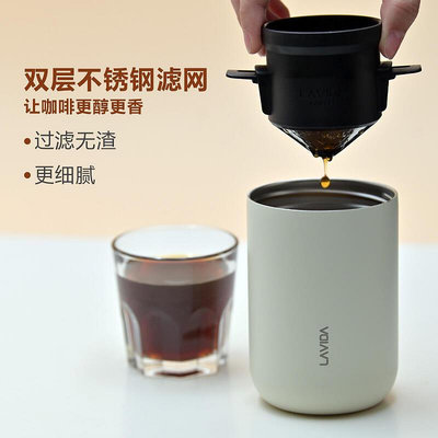 現貨 : LAVIDA電動研磨咖啡機一人用手沖一體旅行戶外小型磨豆咖啡