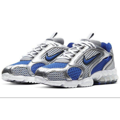 Nike Air Zoom Spiridon Cage 2 金屬銀藍 休閒 運動 CJ1288-002潮鞋