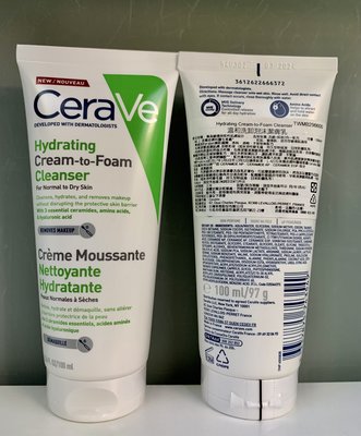 CeraVe適樂膚溫和洗卸泡沫潔膚乳100ml $ 220