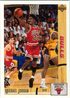 飛人 Michael Jordan 1991-92 Upper Deck #44 球卡