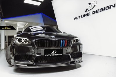【政銓企業有限公司】BMW F10 正M5專用 3D式樣 高品質 抽真空 碳纖維 卡夢 前下巴 現貨 免費安裝 保固兩年