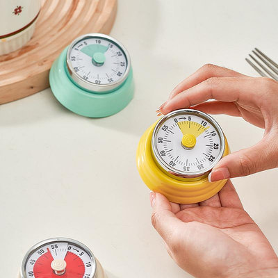 計時器廚房計時器機械定時提醒器學習專用時間管理鬧鐘自律磁吸倒計時鐘