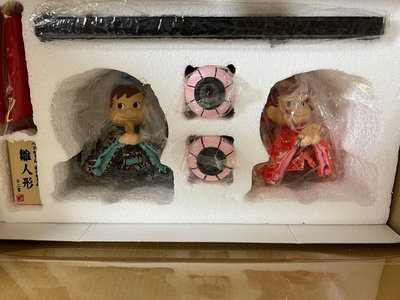 不二家雛人形日本中古peko全新有盒和服新年