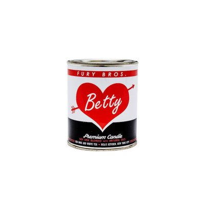Freaky House-美國Fury Bros.機油罐造型天然有機香氛蠟燭Betty貝蒂甜心紅玫瑰/白茶花