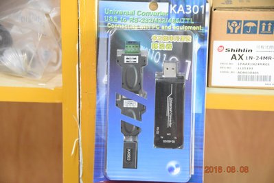 TAIE台儀 KA301 多功能串列信號轉換器 USB轉RS485/422/232/TTL