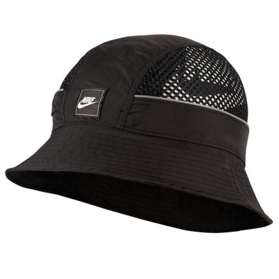 【AYW】NIKE NSW SPORTSWEAR BUCKET HAT MESH CAP黑 網布 漁夫帽 遮陽帽 鐘型帽