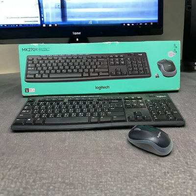 二手羅技 Logitech MK270r 全尺寸無線鍵盤滑鼠組合 鍵鼠組